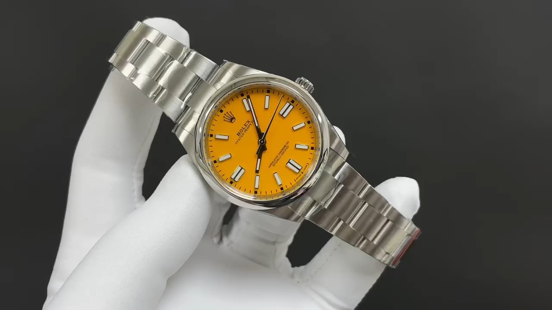 Rolex Oyster Perpetual, Amarillo · 41 mm