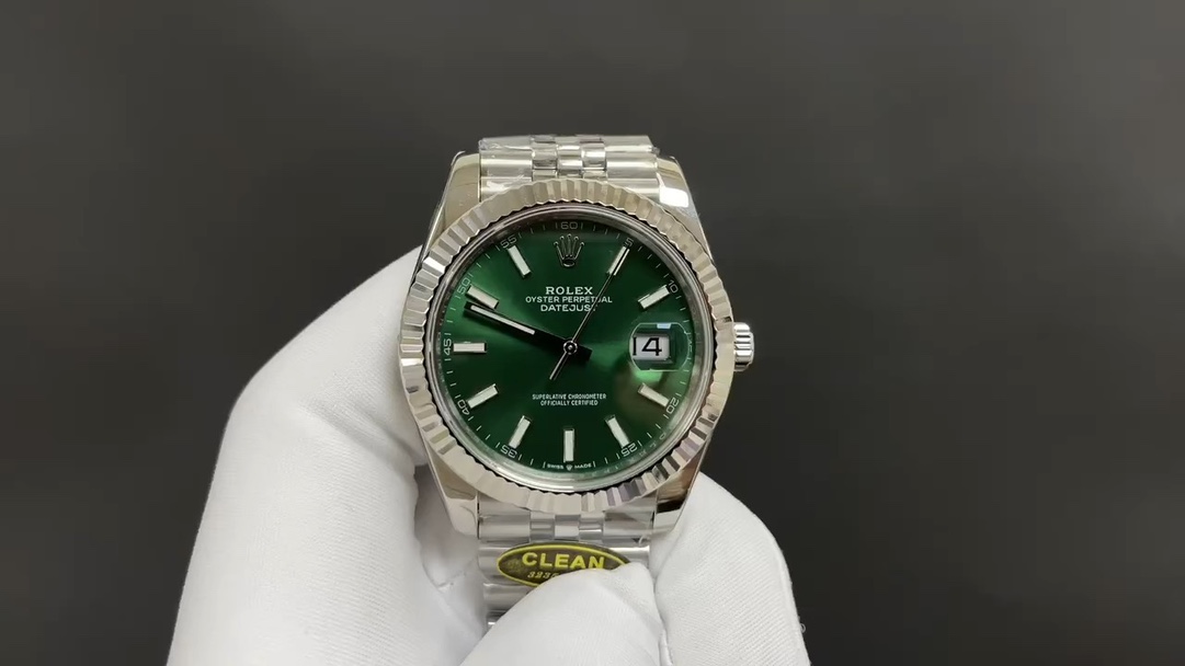 Rolex Datejust, Verde · 41 mm