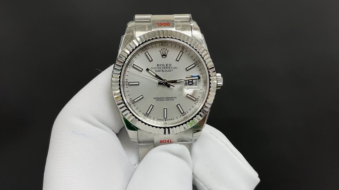 Rolex Datejust, Gris · 41 mm