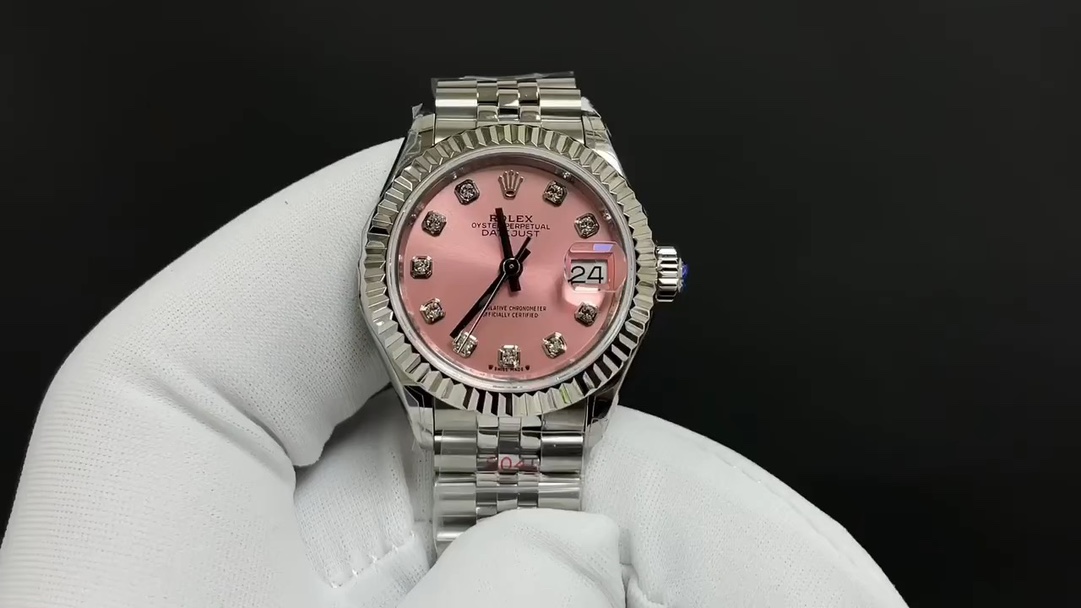 Rolex Datejust, Rosa · 28 mm